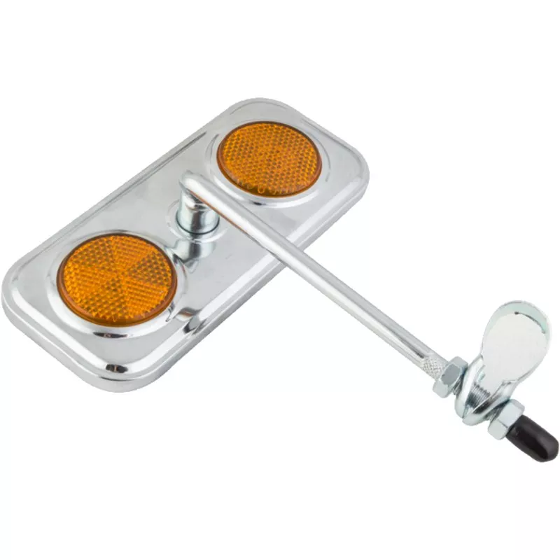 Sunlite Rectangular Chrome Plated Mirror w/ Reflectors