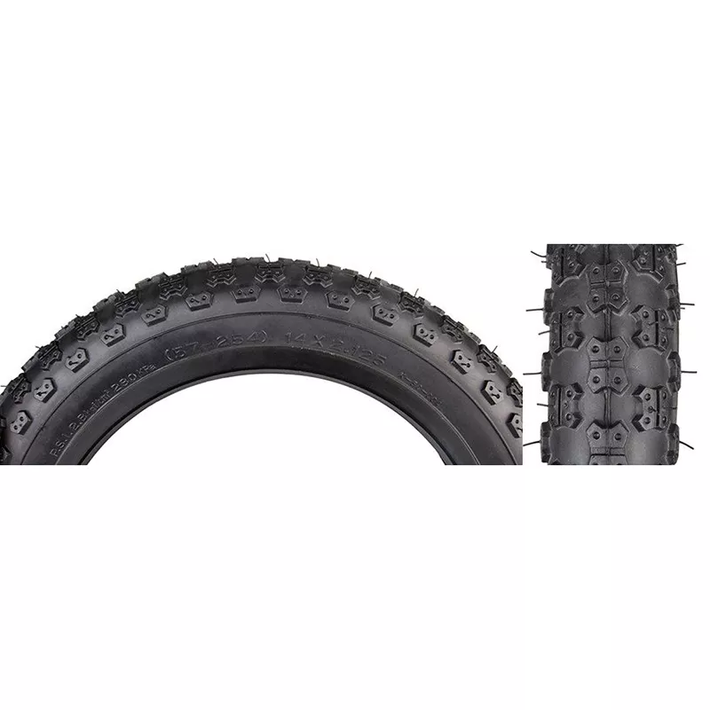 SUNLITE TIRES 14×2.125 BK/BK K50