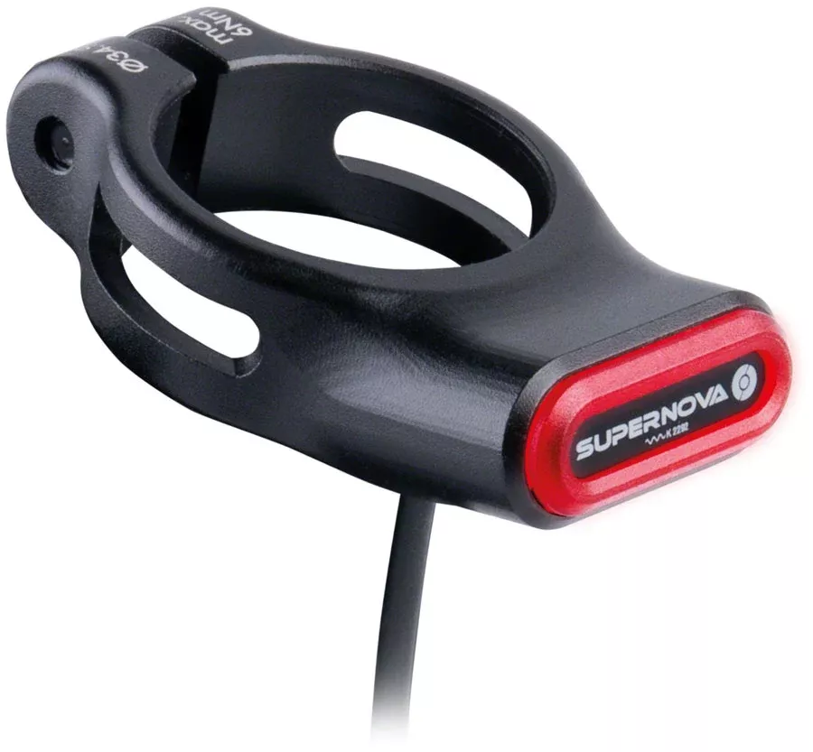 Supernova TL3 Mini 6V Seatpost Light - 27.2mm, Black