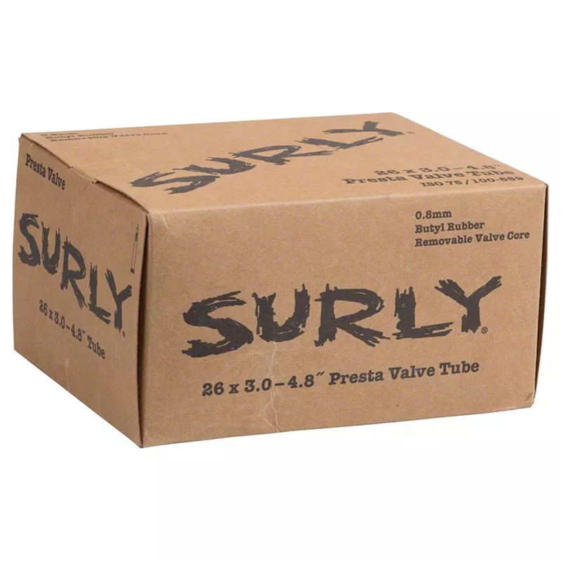 Surly Plus Fat Bike Tube: 26+, 26 x 3.0-4.8”, Presta Valve