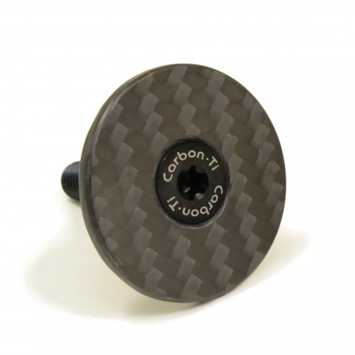 Tappo serie sterzo Carbon-Ti X-Cap Carbon Matte - Nero