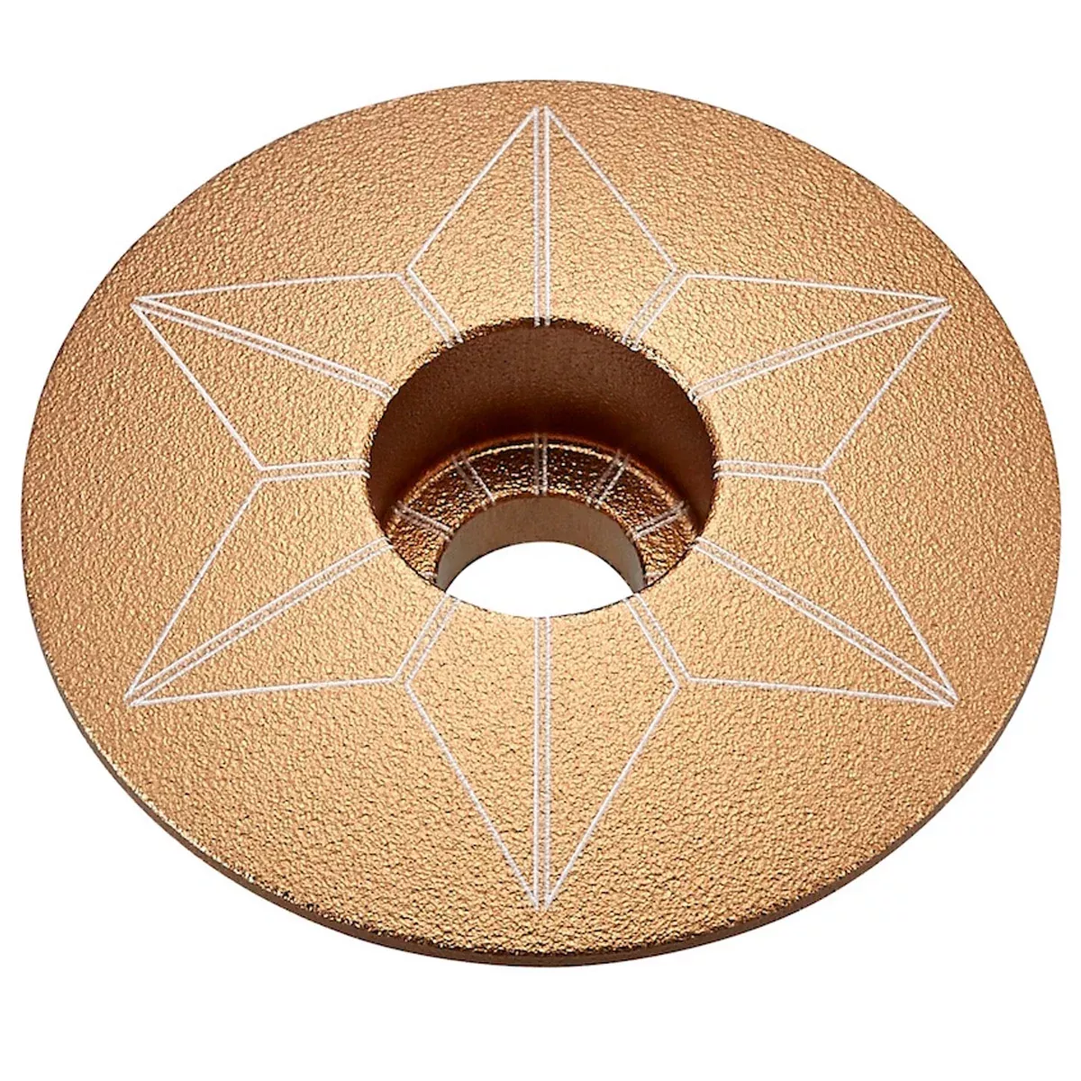 Tappo serie sterzo Supacaz Star Capz Anodized - Oro