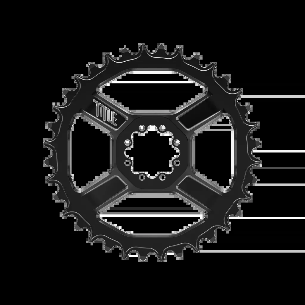 Title CR1 8 Bolt Chainring