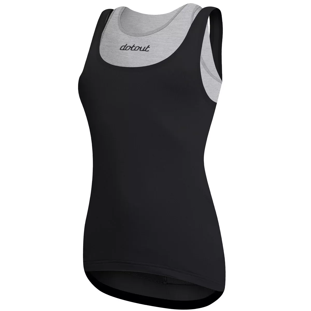 Top donna DotOut Elite - Nero grigio