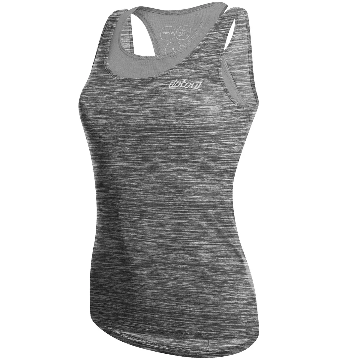 Top donna DotOut Oxygen - Grigiomelange