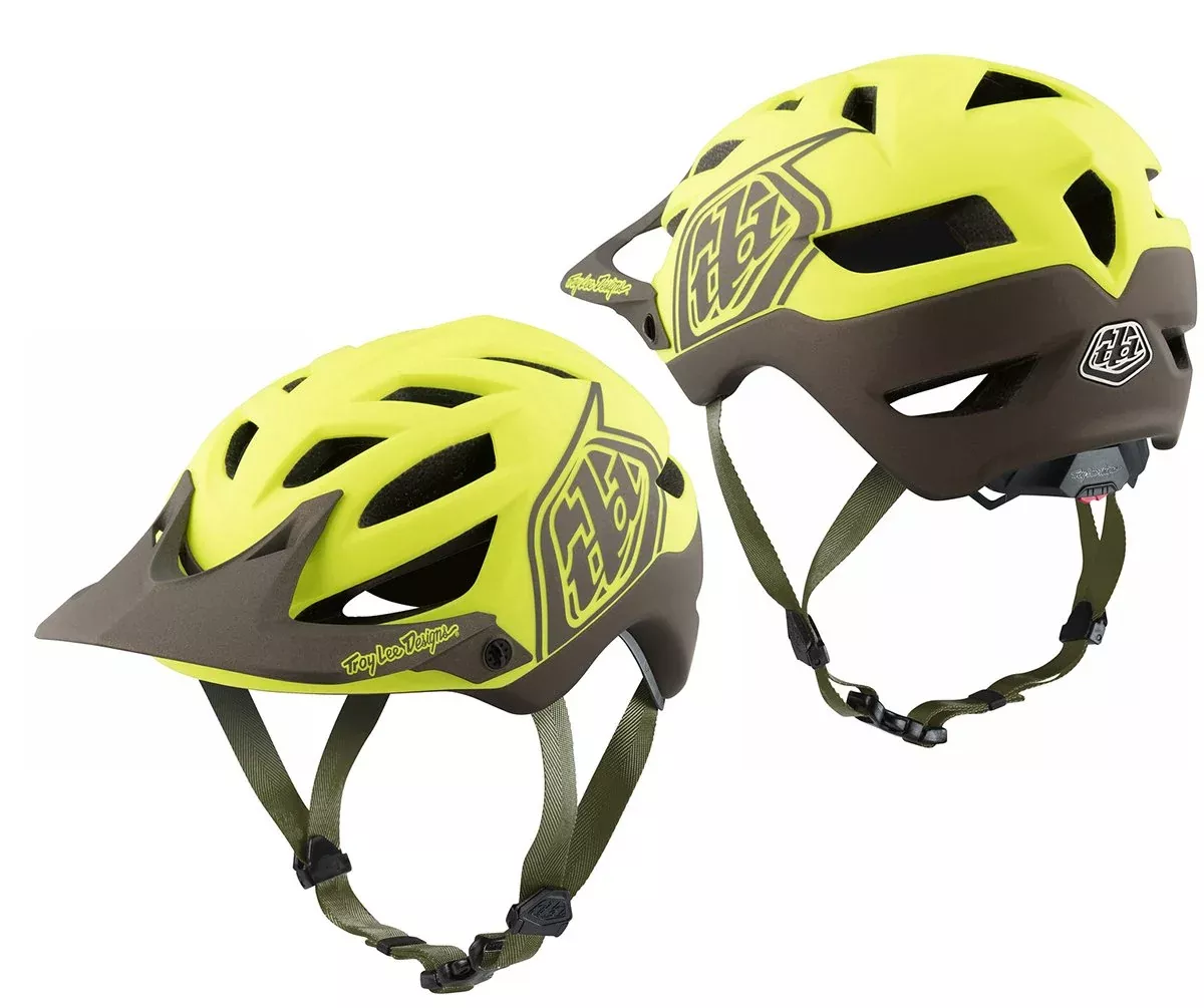 Troy Lee Designs A1 MIPS MTB Helmet - Classic - Yellow-Black