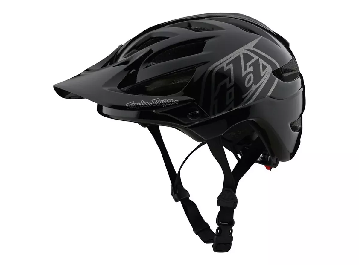 Troy Lee Designs A1 MTB Helmet - Drone - Youth - Black-Silver - 2020