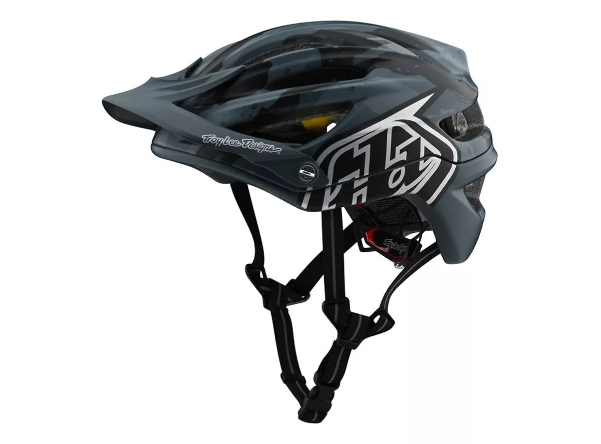 Troy Lee Designs A2 MIPS MTB Helmet - Camo - Blue - 2020