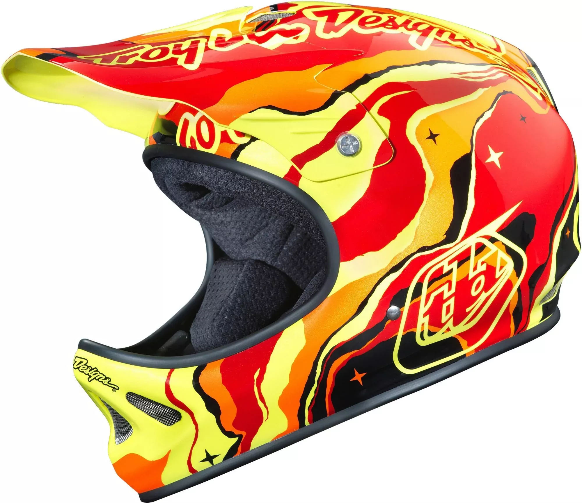 Troy Lee Designs D2 Full Face Helmet - Galaxy Red