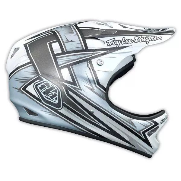 Troy Lee Designs D2 Full Face Helmet - Proven White