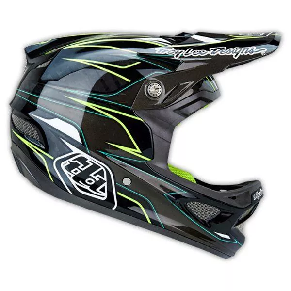 Troy Lee Designs D3 Carbon Full Face Helmet - Evo Gray