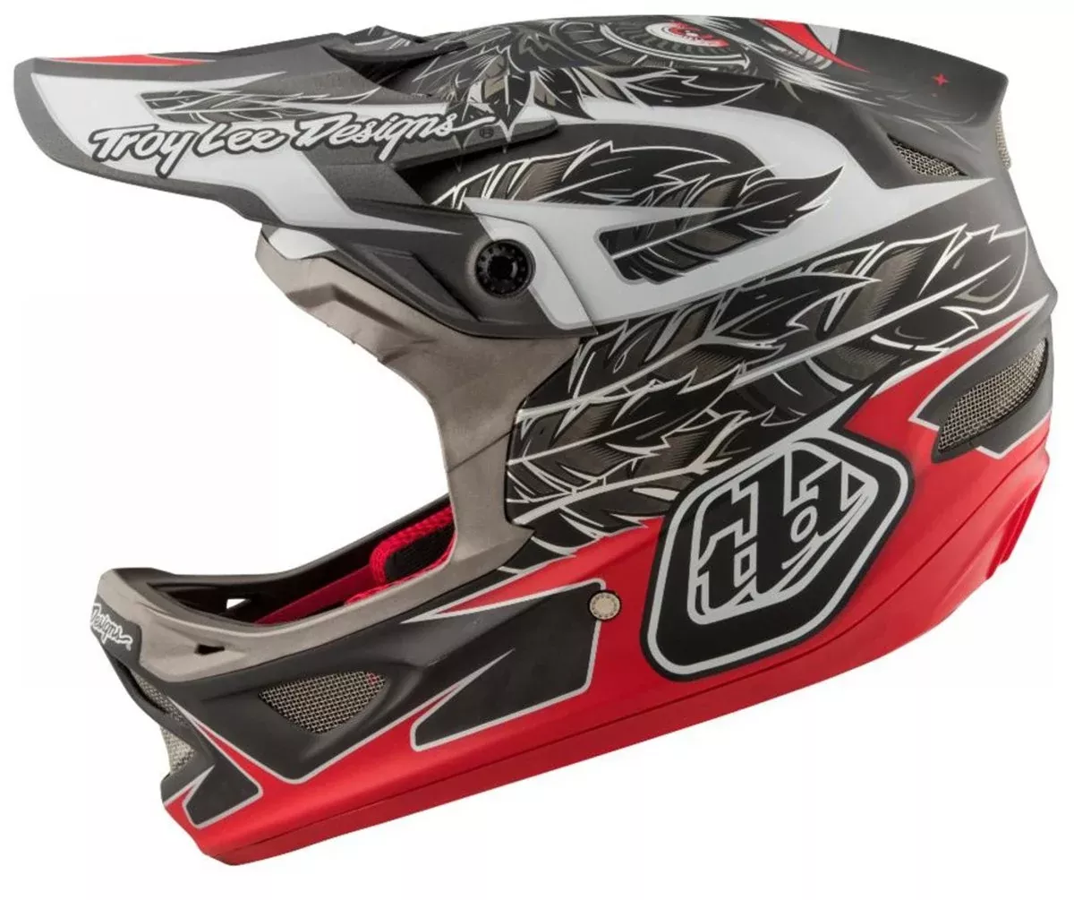 Troy Lee Designs D3 Composite Full Face Helmet - Nightfall Black