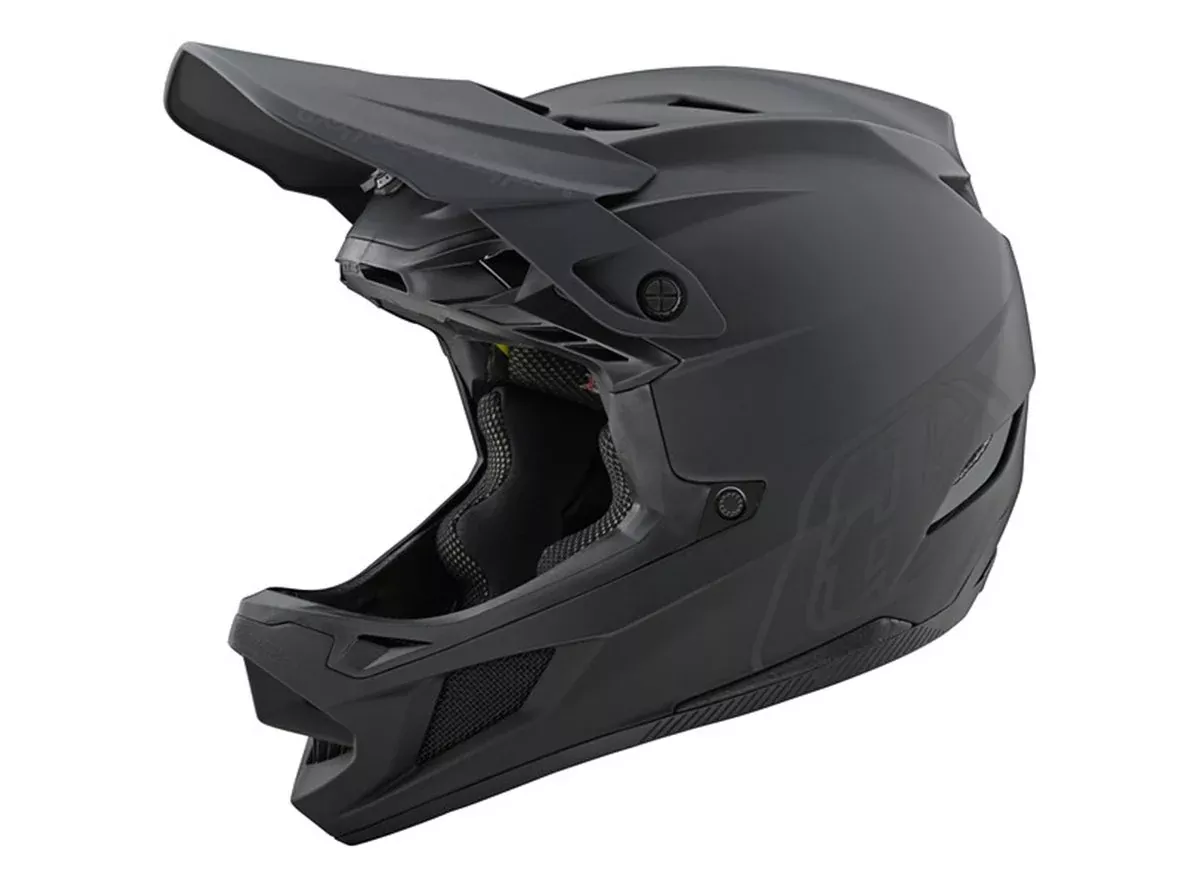Troy Lee Designs D4 Composite Full Face Helmet - Stealth - Black-Gray - 2020