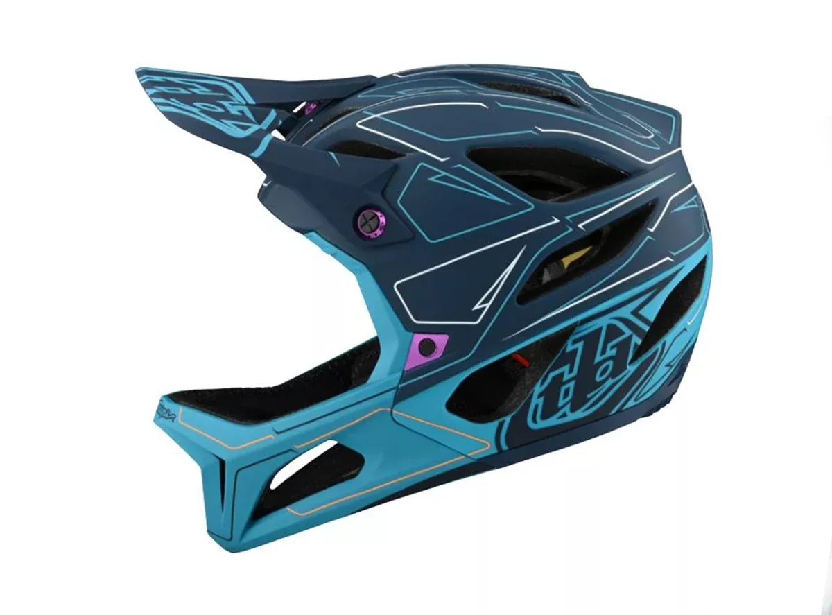Troy Lee Designs Stage Full Face Helmet - Ltd Edition - Pinstripe Marine - 2021