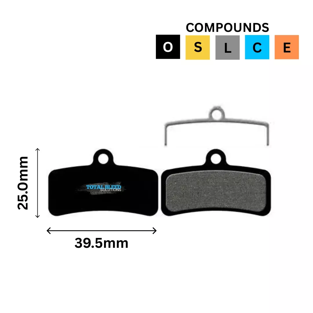 TRP C2.3 DH-R EVO Quadiem Slate T4 Disc Brake Pads by TBS