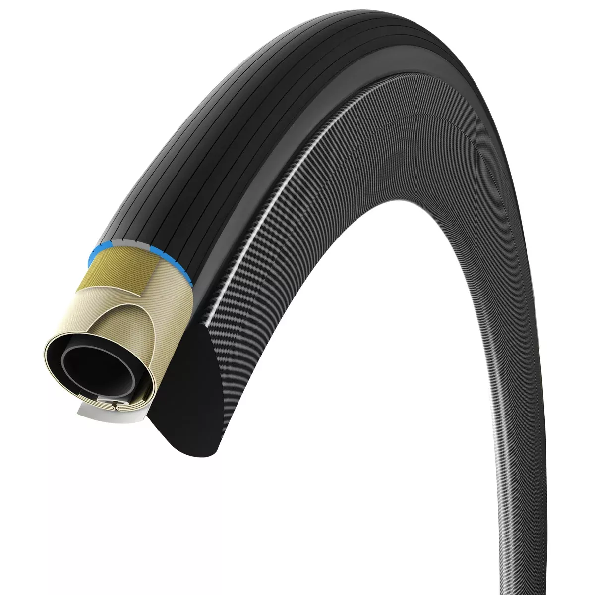 Tubolare Vittoria Triathlon Speed Graphene 23 - Nero