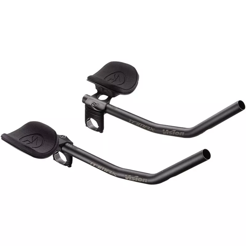 Vision TriMax Alloy Clip-Ons J-Bend Black
