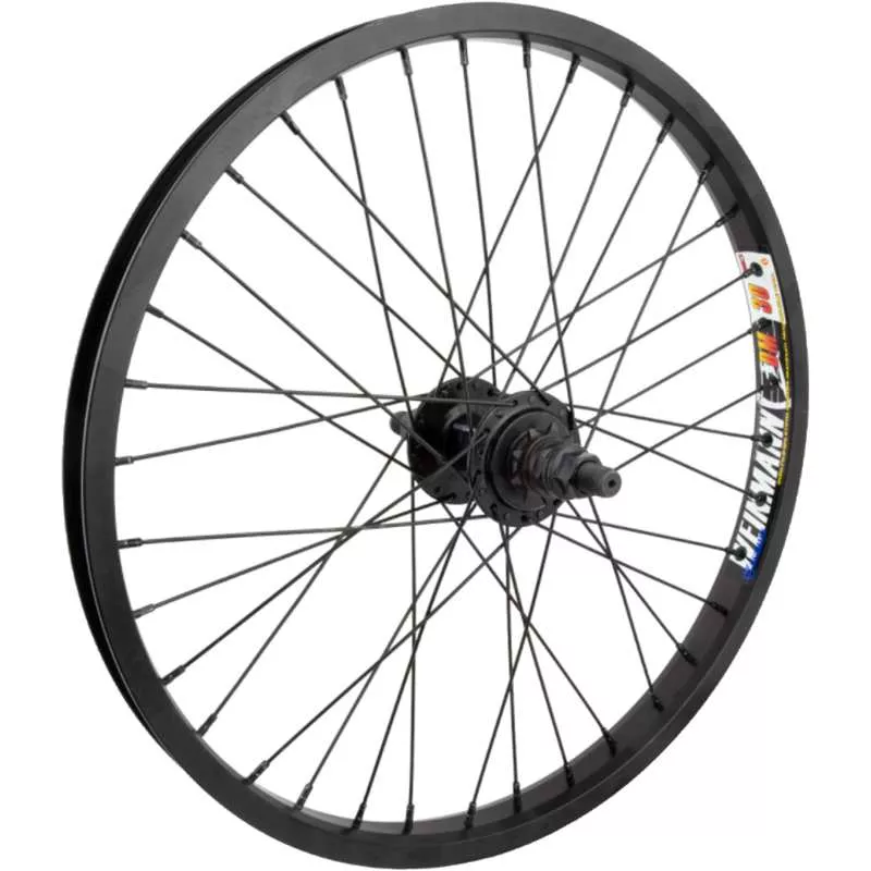 Wheel Master 20x1.75 BMX Wheel Black-Ops 9t Driver 14mm Black