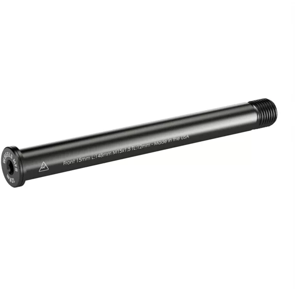 Wheels ManufacturingFront Thru Axle 15mm x 148 Length x 1.5 Thread Pitch - Flat Washer