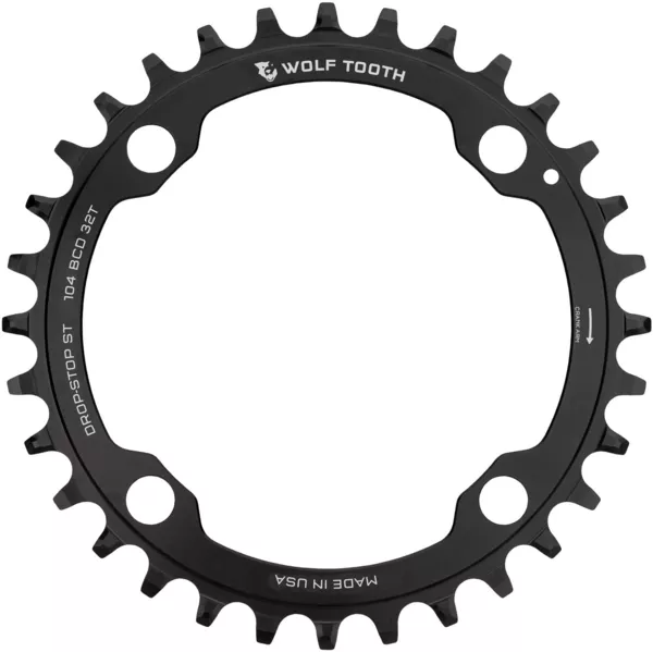 Wolf Tooth 104 BCD Chainrings, Drop-Stop ST