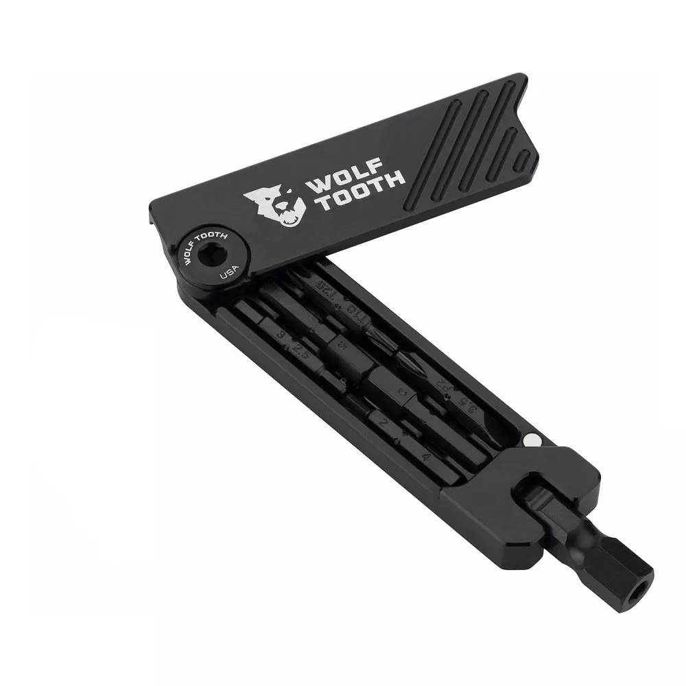 WOLF TOOTH – 6-Bit Hex Wrench Multi-Tool – Black Bolt