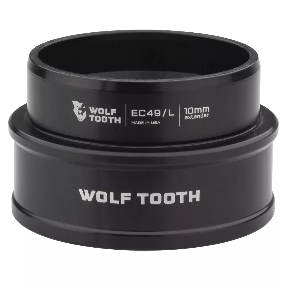 WOLF TOOTH – EC49/40 Lower Headset Extended 10mm – Black