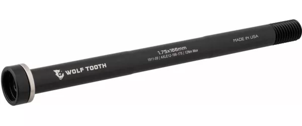 Wolf Tooth Rear Thru Axle, 1.75 x 166mm Aluminum
